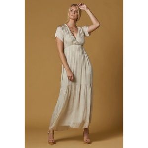 Scandal Italy - Black Italian Silk Maxi Dress